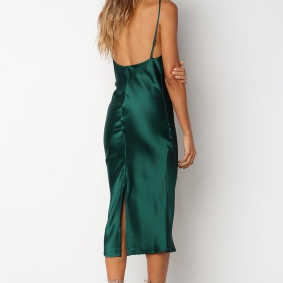 FLASH SALE ‼️ NWOT PETAL & PUP PERSIA DRESS - GREEN - Picture 6 of 7